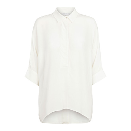 Molli Skjorte m/korte ærmer - Dame - STAR OFF-WHITE W. GOLDEN HAZE